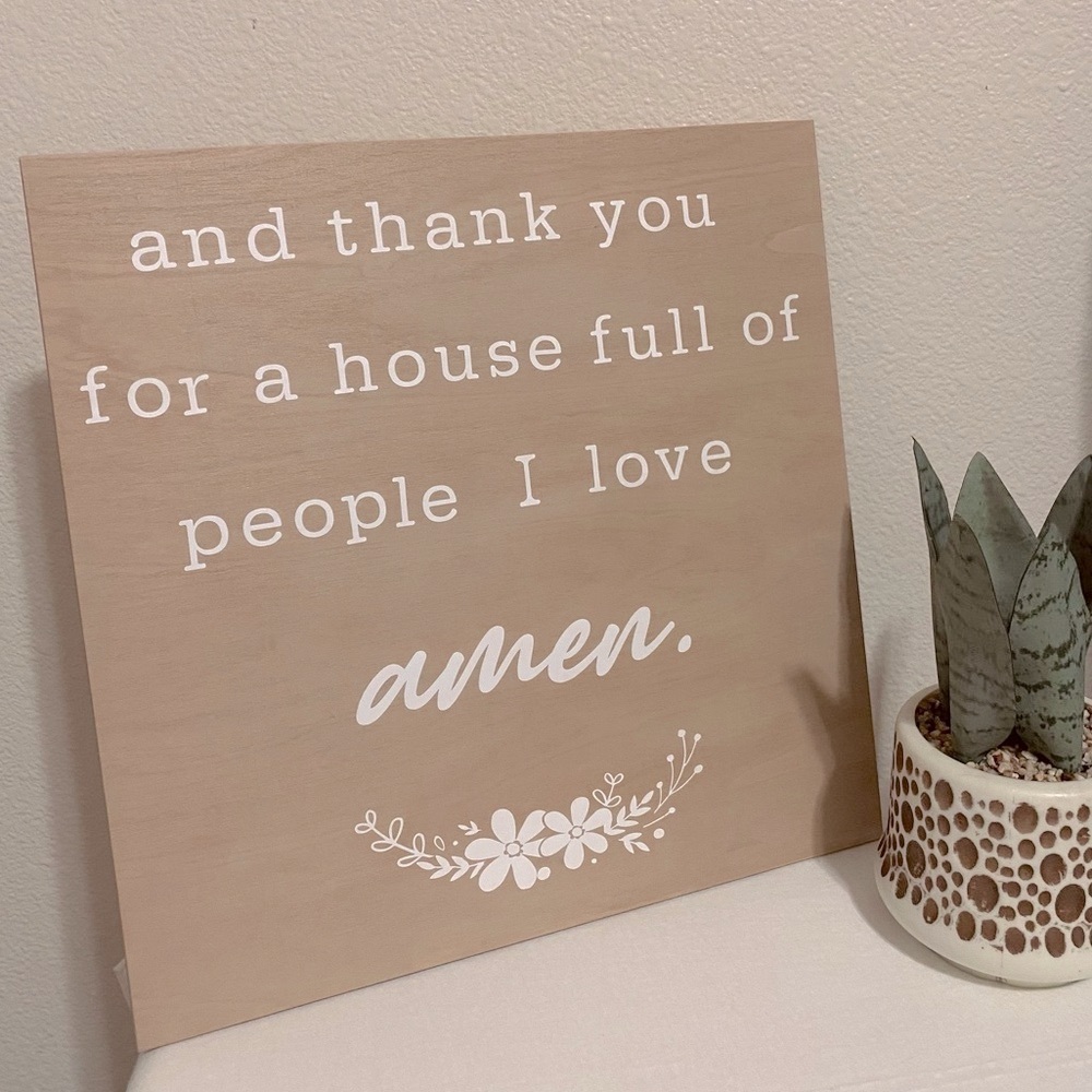 Handcrafted Sign